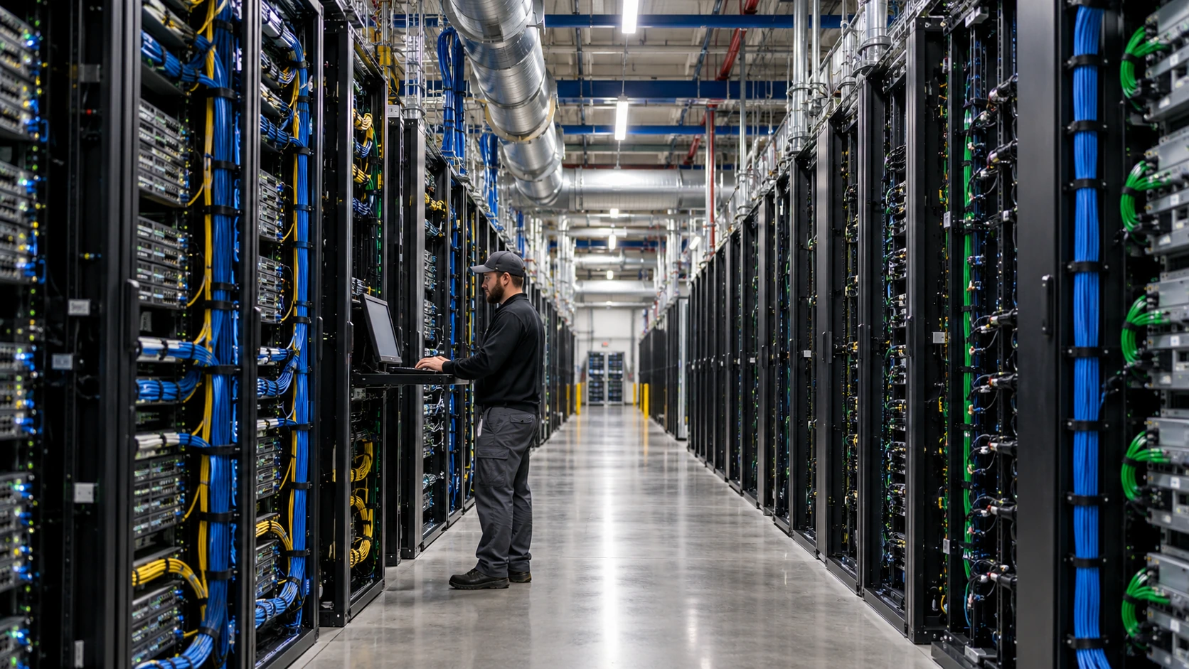Illustration for computing follows cleaner power