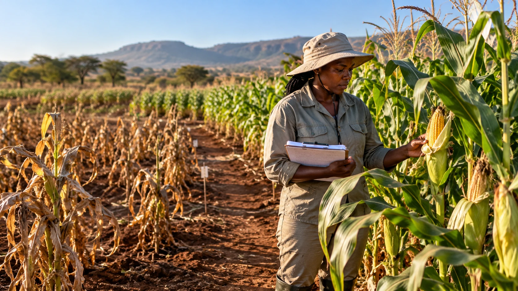 Illustration for designing crops for a changing climate