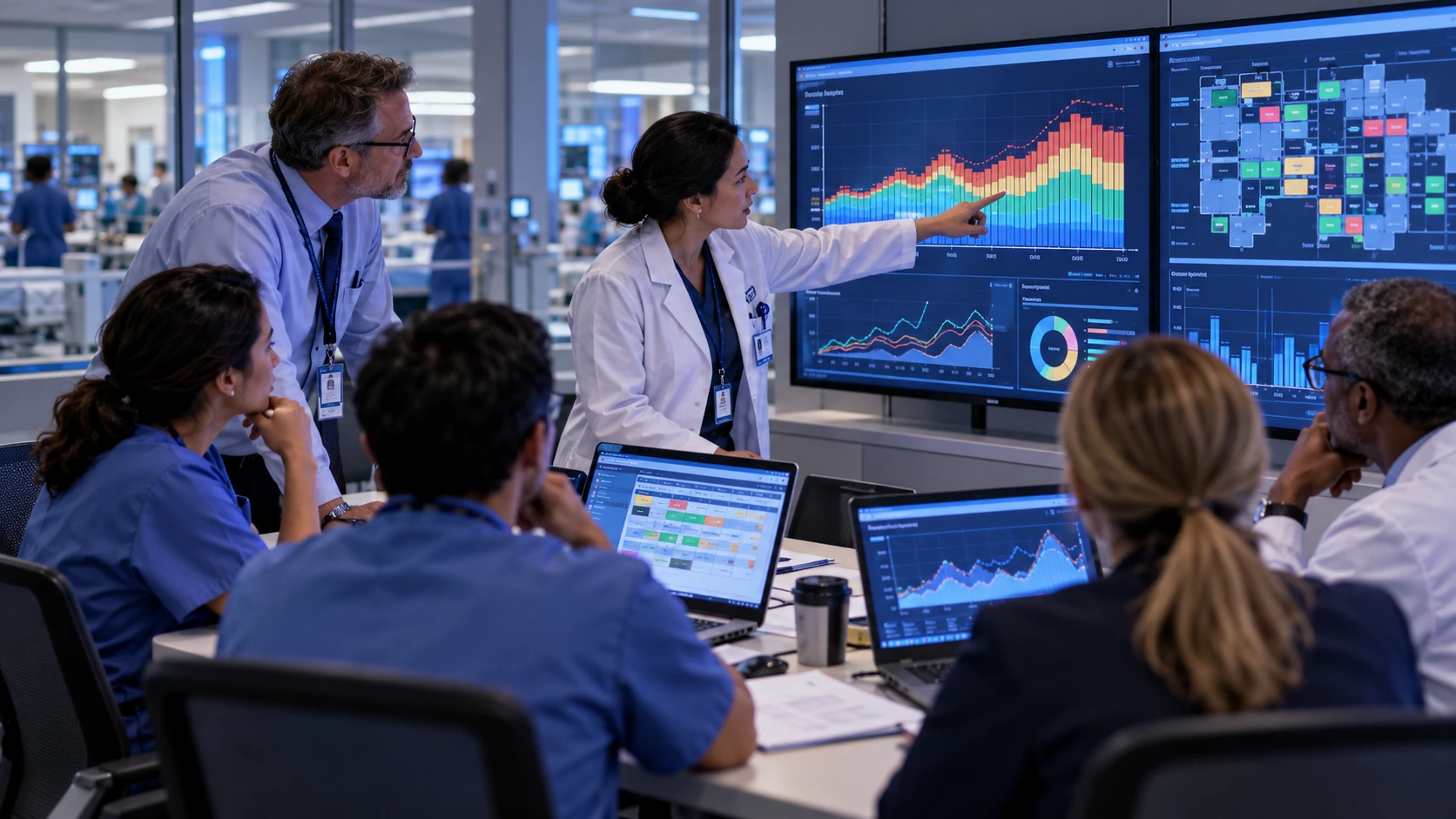 Illustration for hospitals that can see demand coming