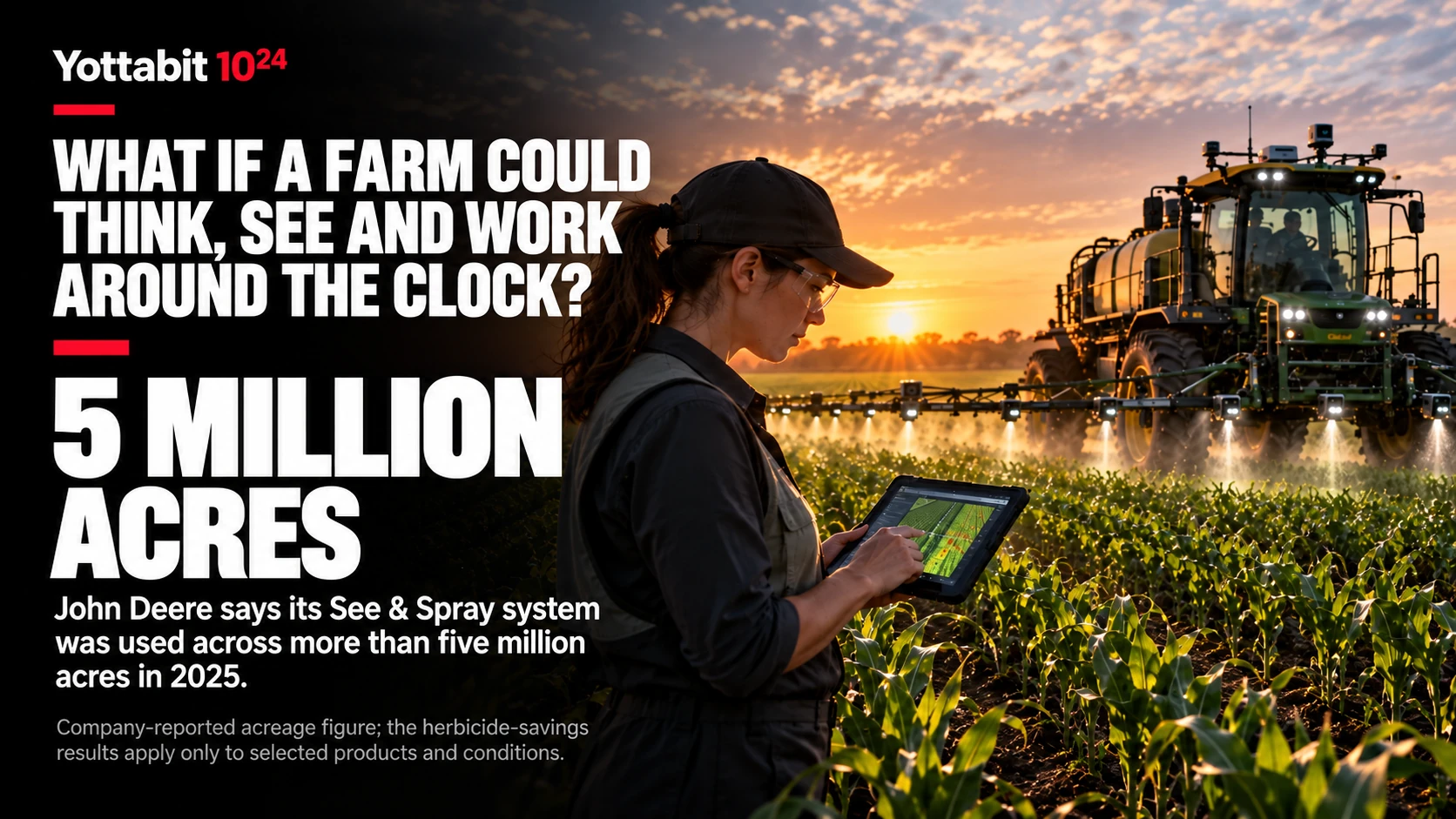 YottaBit visual summary for intelligent farms robotics