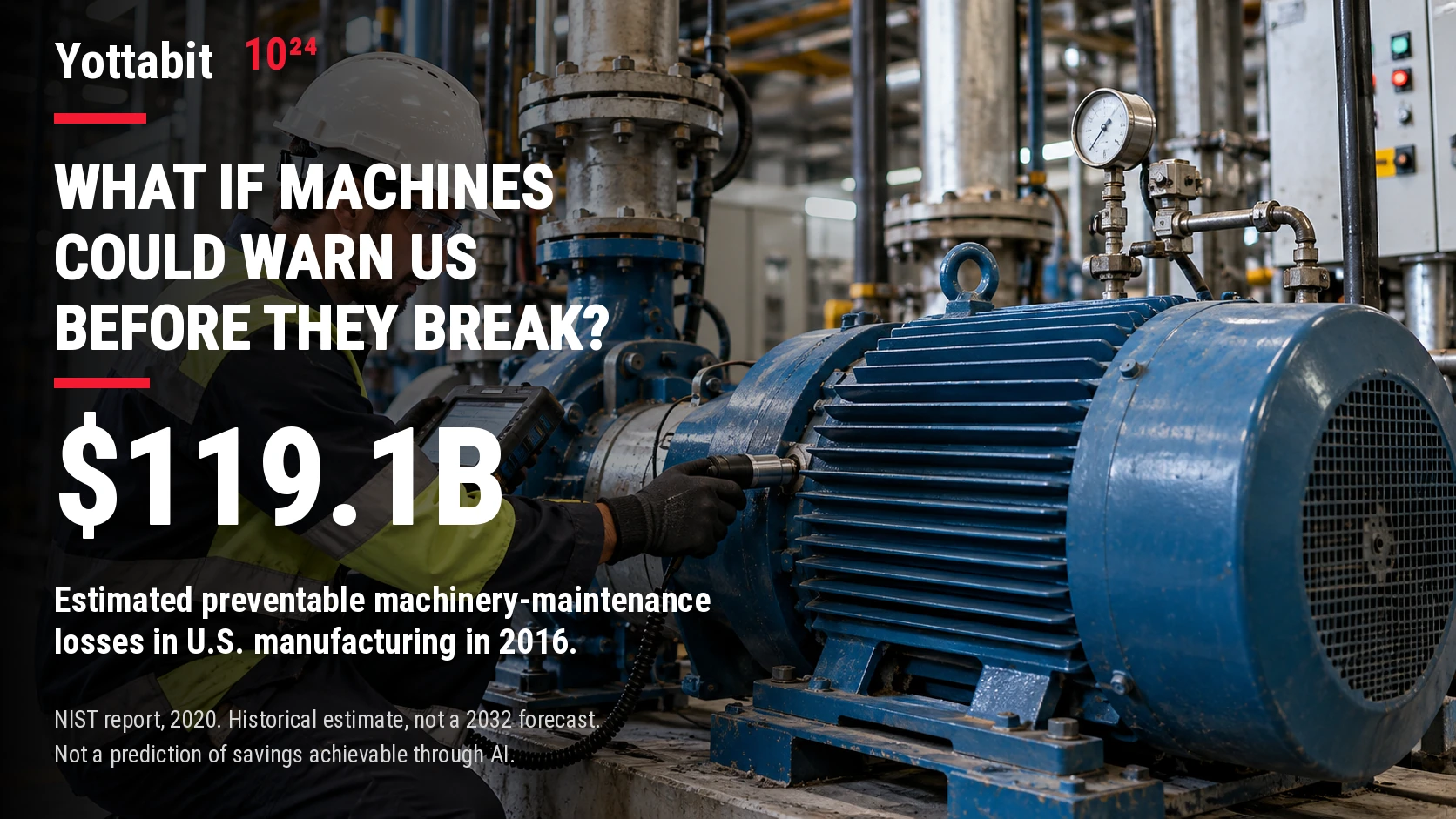 YottaBit visual summary for machines that warn before they break