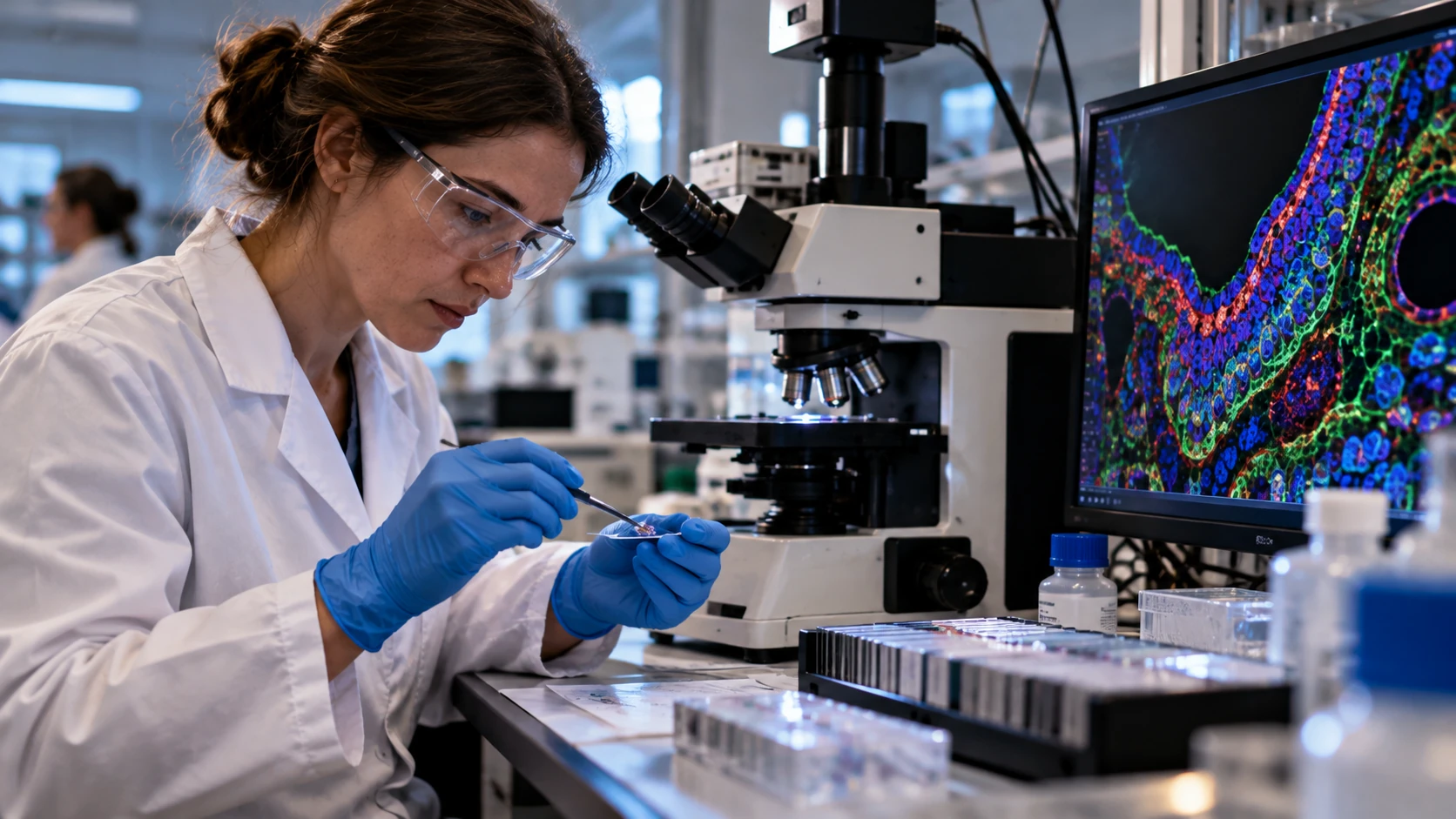 Illustration for mapping human body one cell at a time