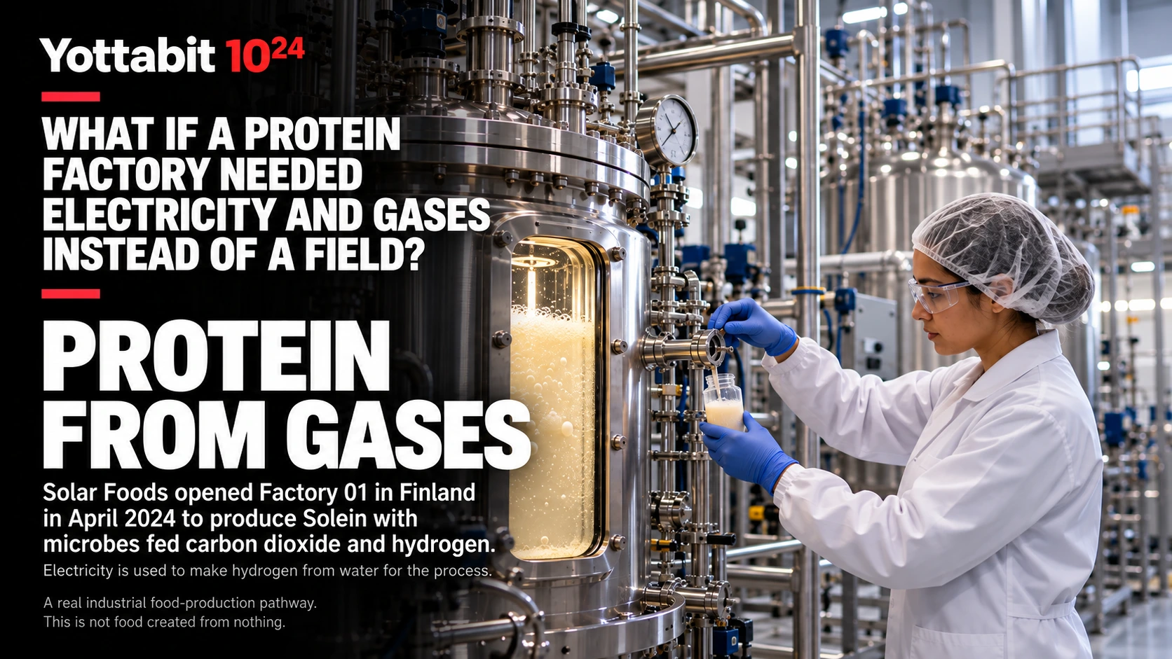 YottaBit visual summary for protein without a field
