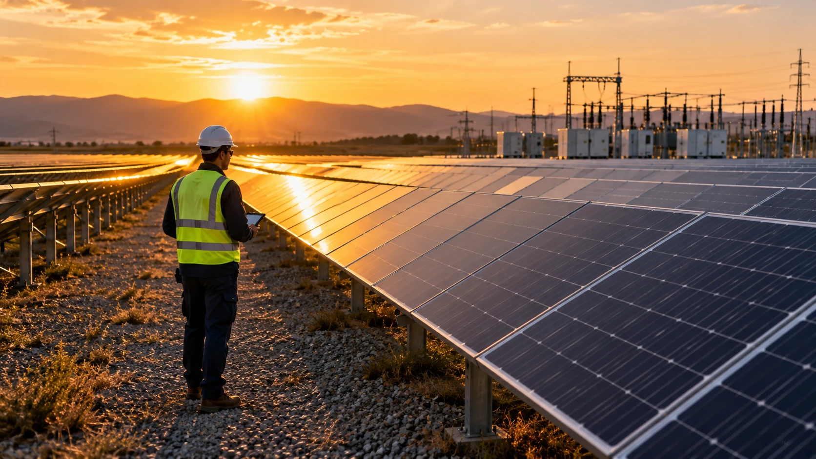Illustration for solar power cost collapse
