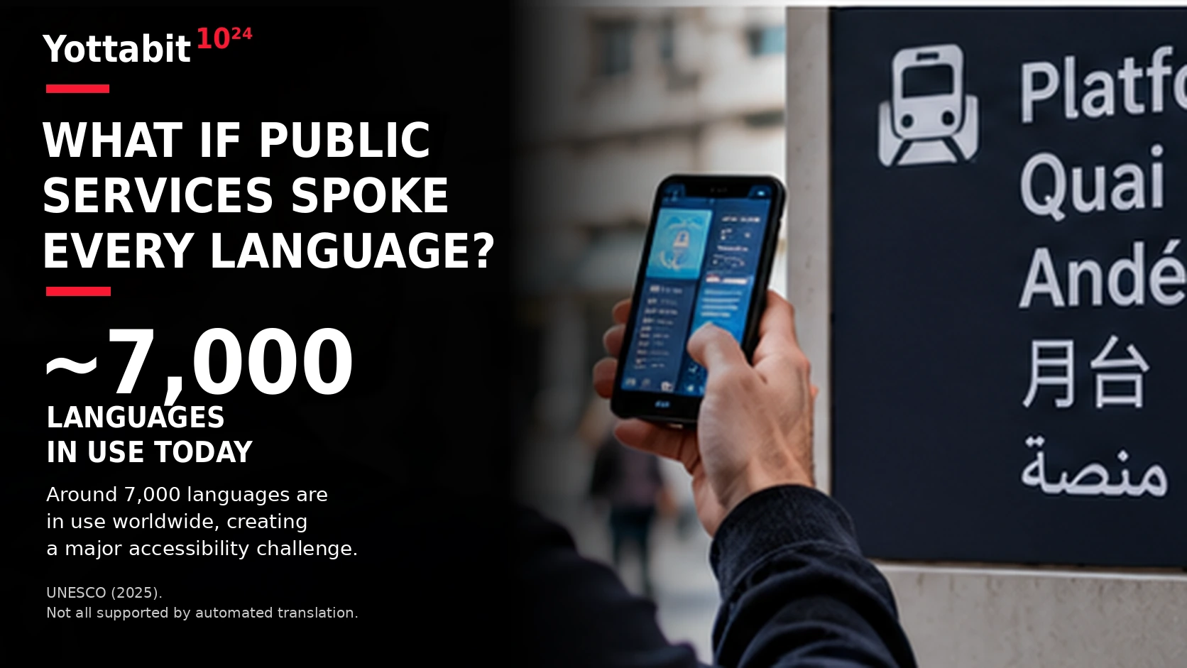 YottaBit visual summary for translation makes public life accessible